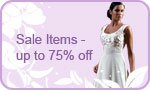 SALE - UP TO 75 PERCENT OFF